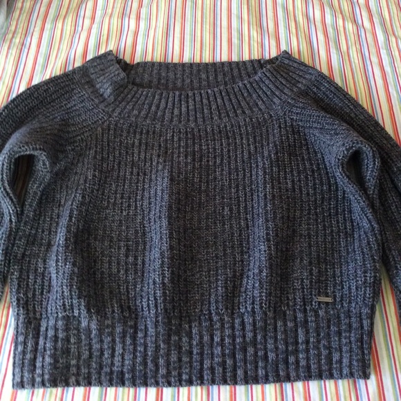Hollister Slight mid-drift grey sweater - Picture 5 of 8
